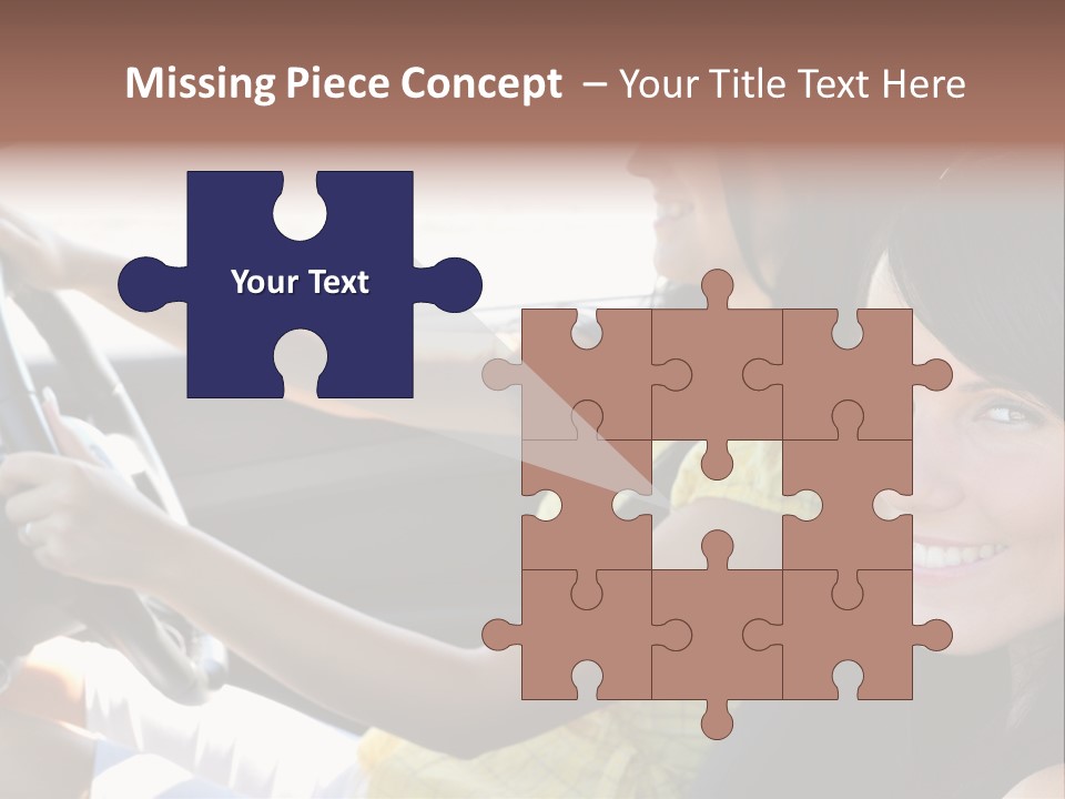 Looking Cheerful Cute PowerPoint Template