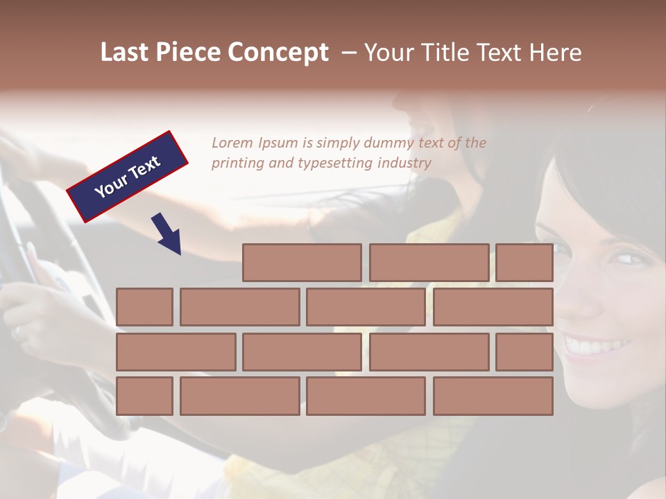 Looking Cheerful Cute PowerPoint Template