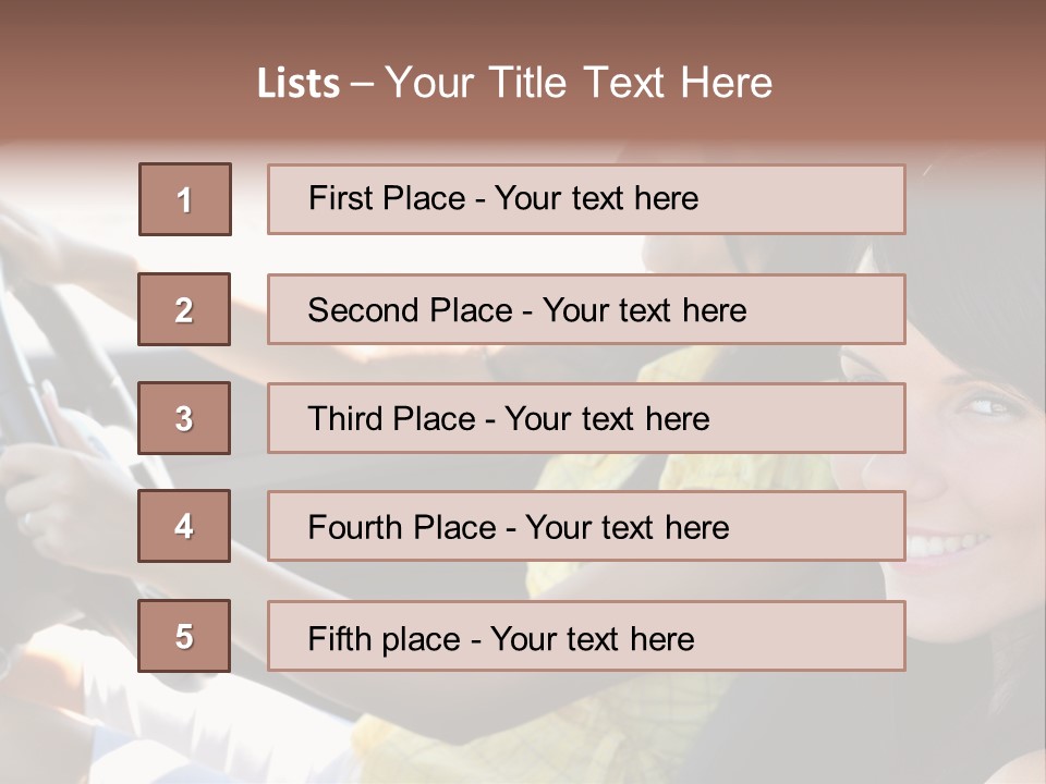Looking Cheerful Cute PowerPoint Template