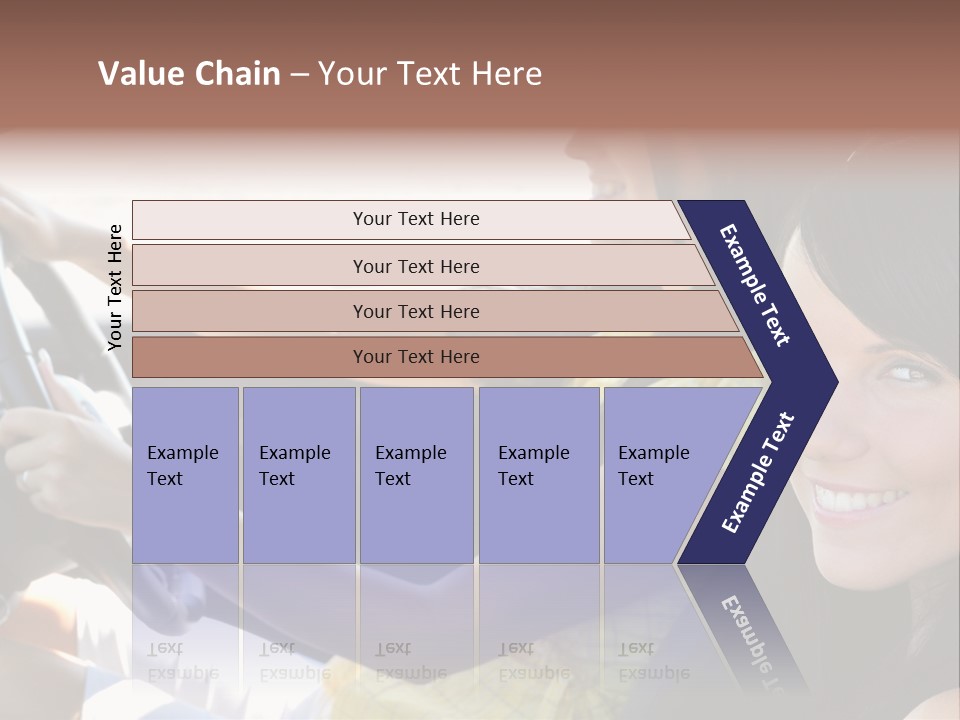 Looking Cheerful Cute PowerPoint Template