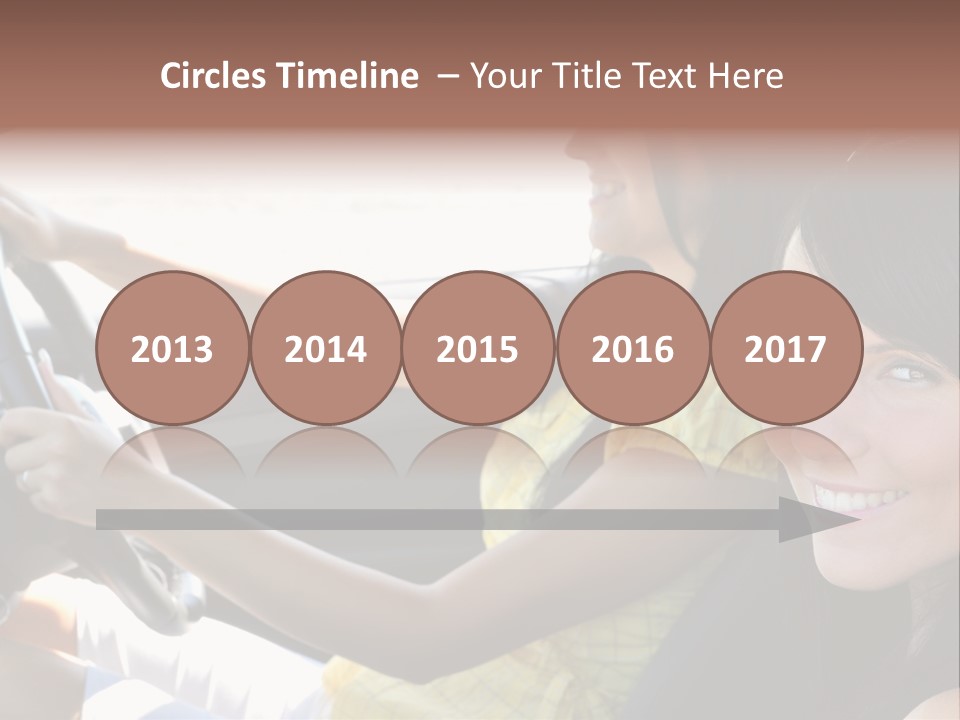 Looking Cheerful Cute PowerPoint Template