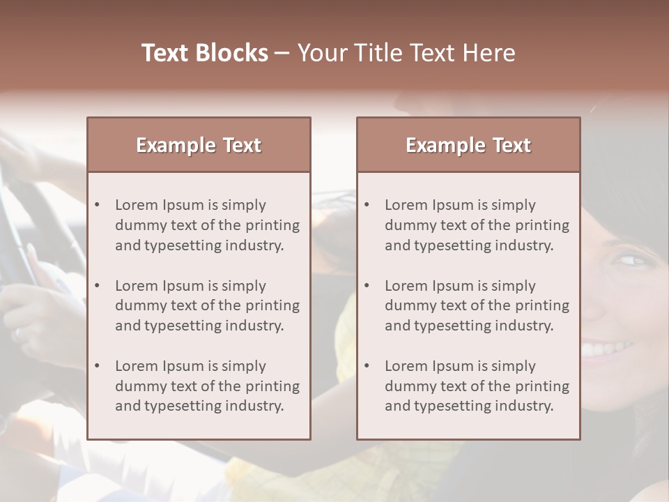 Looking Cheerful Cute PowerPoint Template