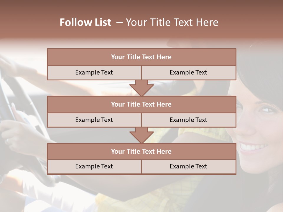 Looking Cheerful Cute PowerPoint Template