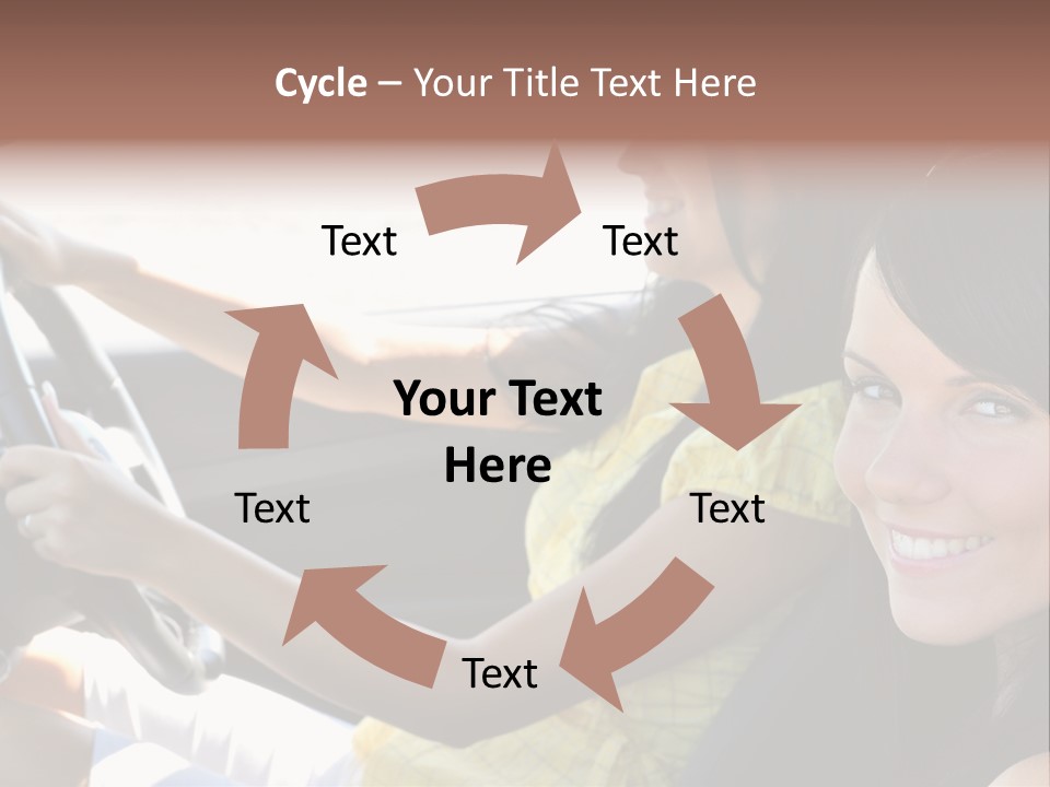 Looking Cheerful Cute PowerPoint Template