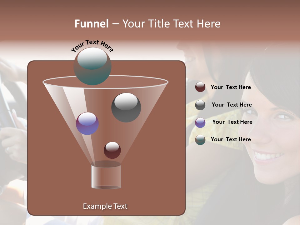 Looking Cheerful Cute PowerPoint Template