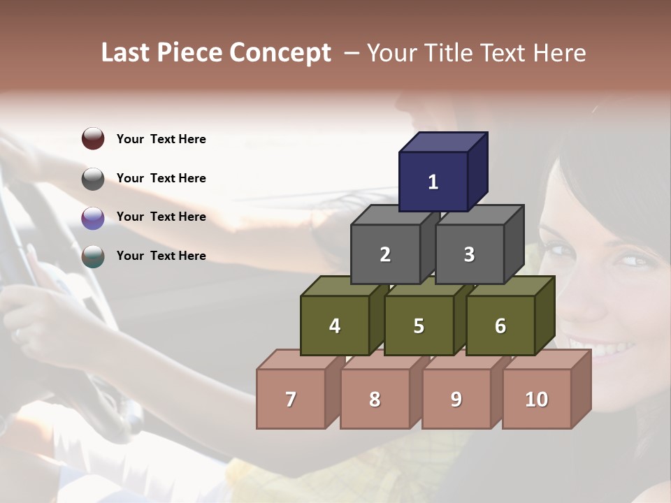 Looking Cheerful Cute PowerPoint Template