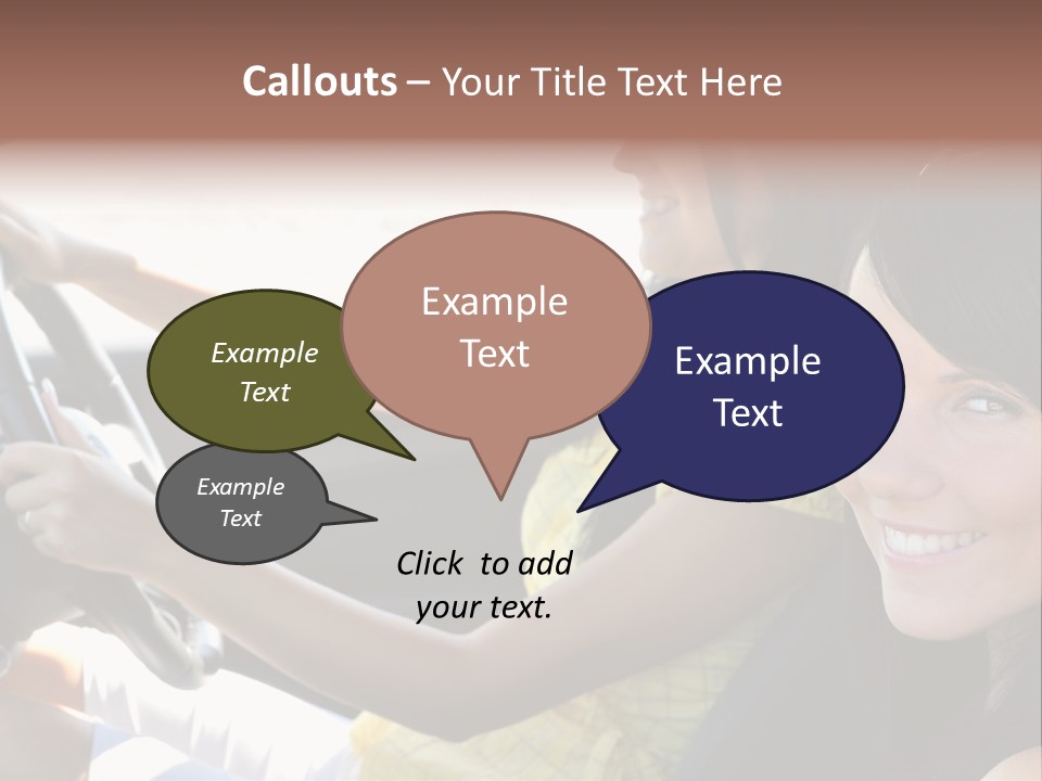 Looking Cheerful Cute PowerPoint Template