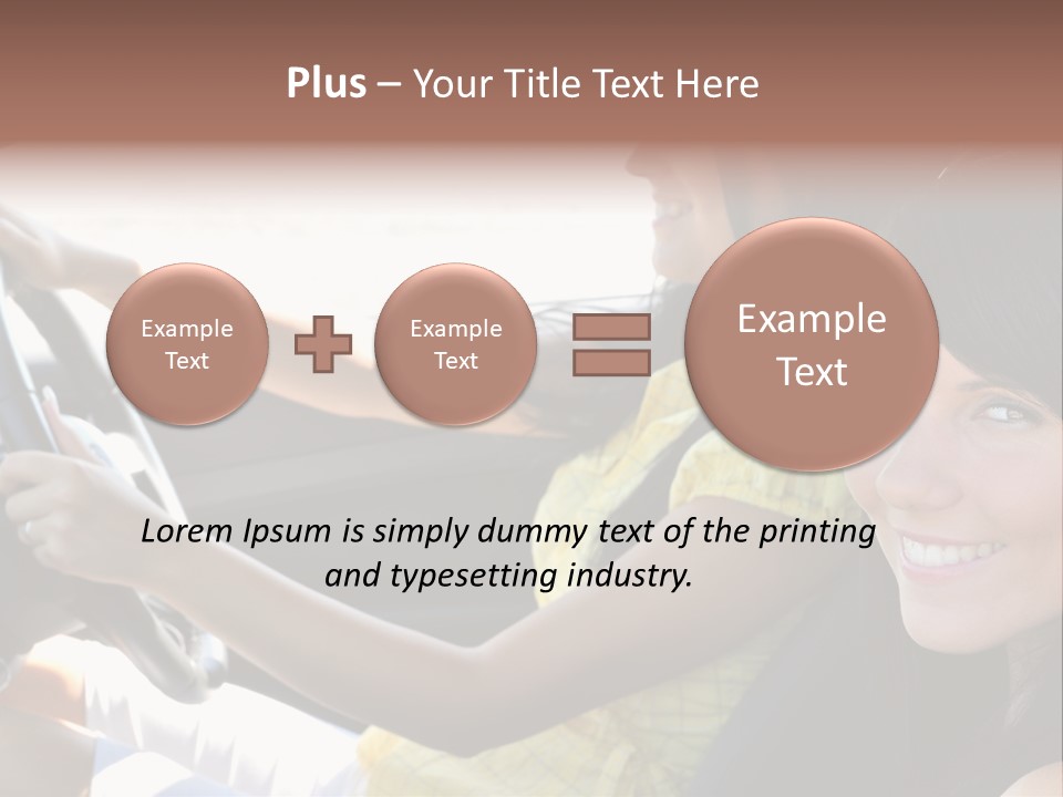 Looking Cheerful Cute PowerPoint Template