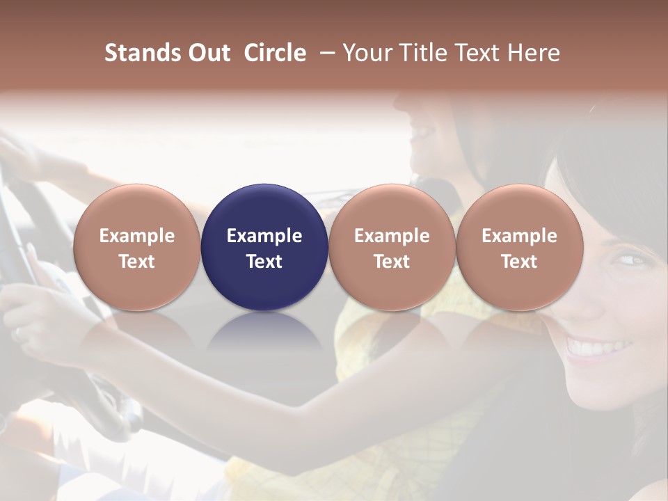 Looking Cheerful Cute PowerPoint Template