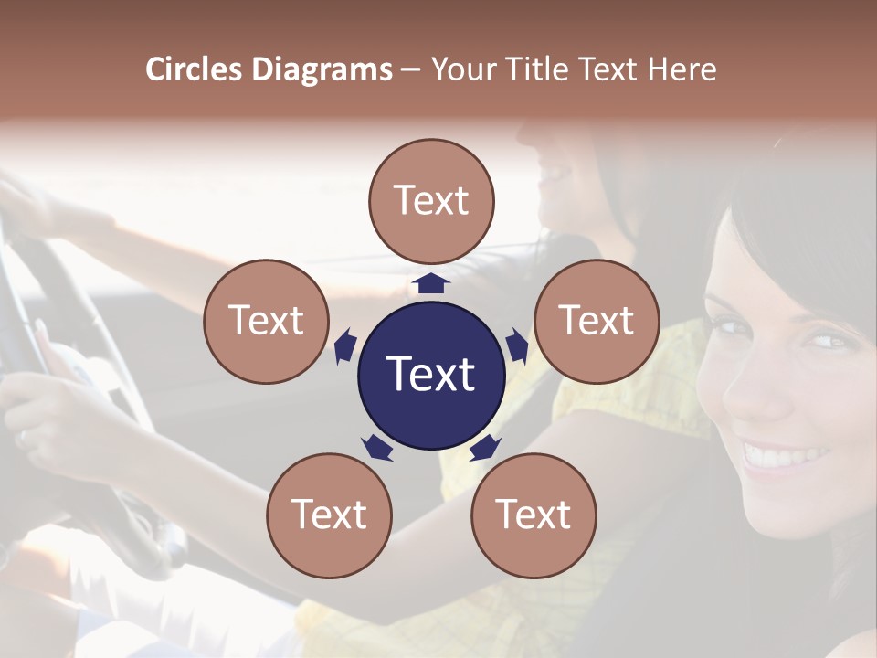 Looking Cheerful Cute PowerPoint Template