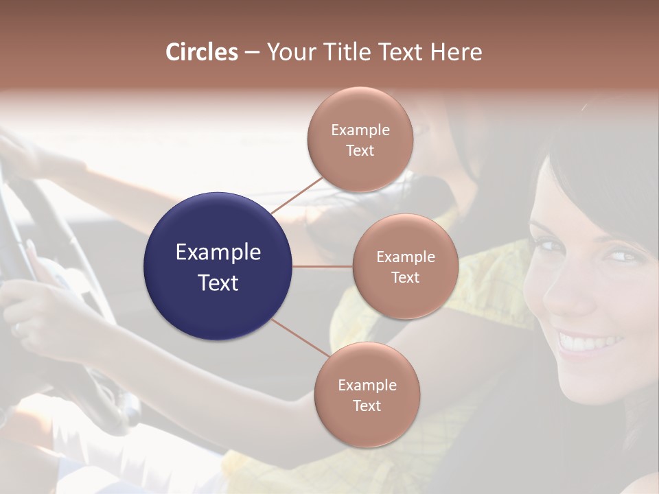 Looking Cheerful Cute PowerPoint Template