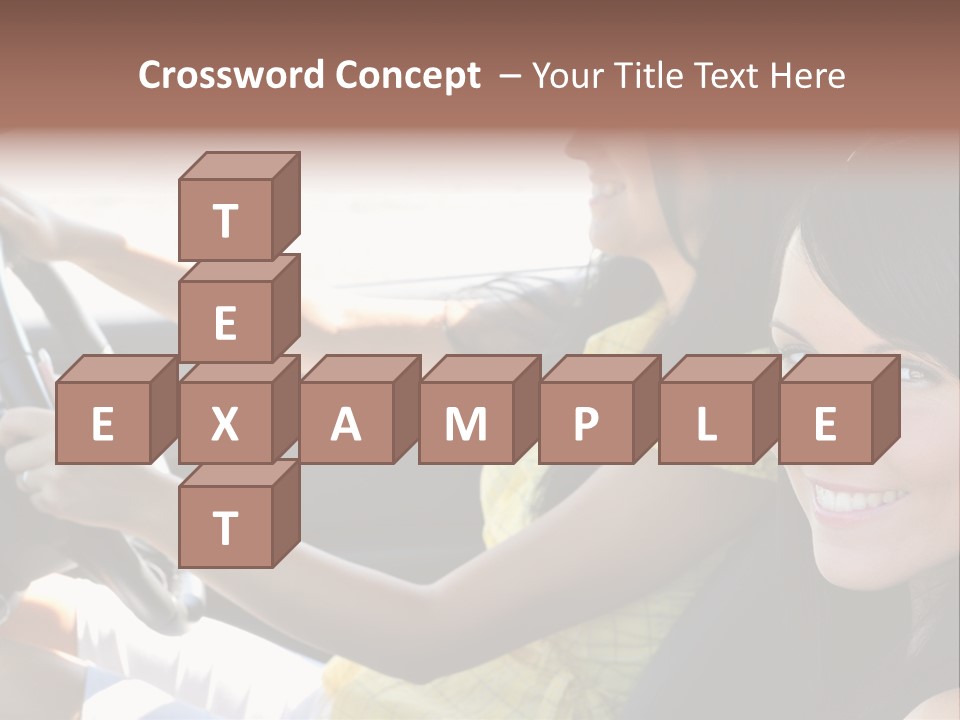 Looking Cheerful Cute PowerPoint Template