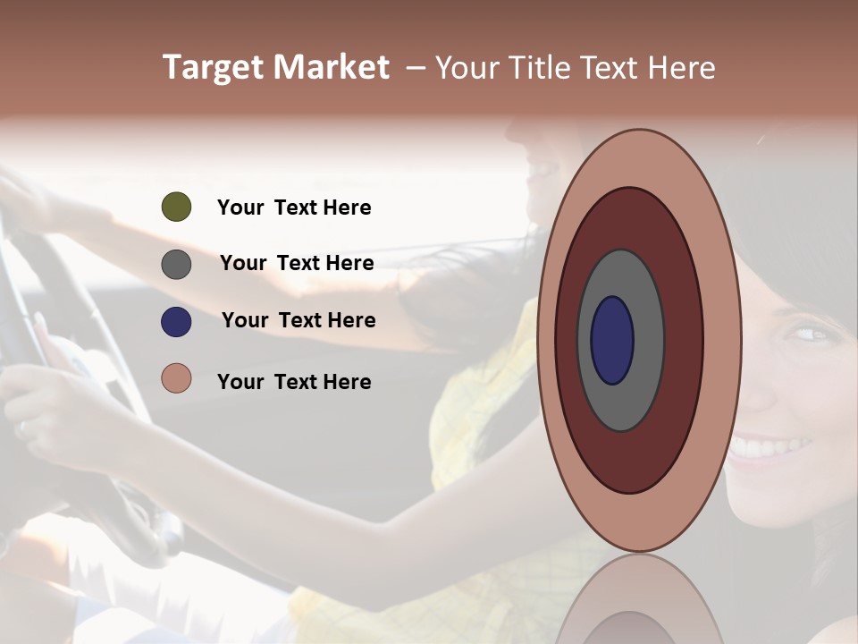 Looking Cheerful Cute PowerPoint Template