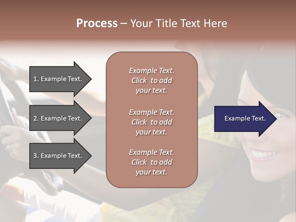 Looking Cheerful Cute PowerPoint Template