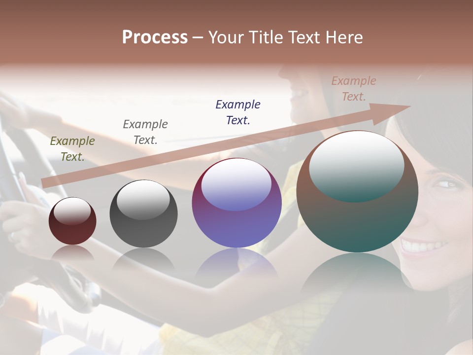 Looking Cheerful Cute PowerPoint Template