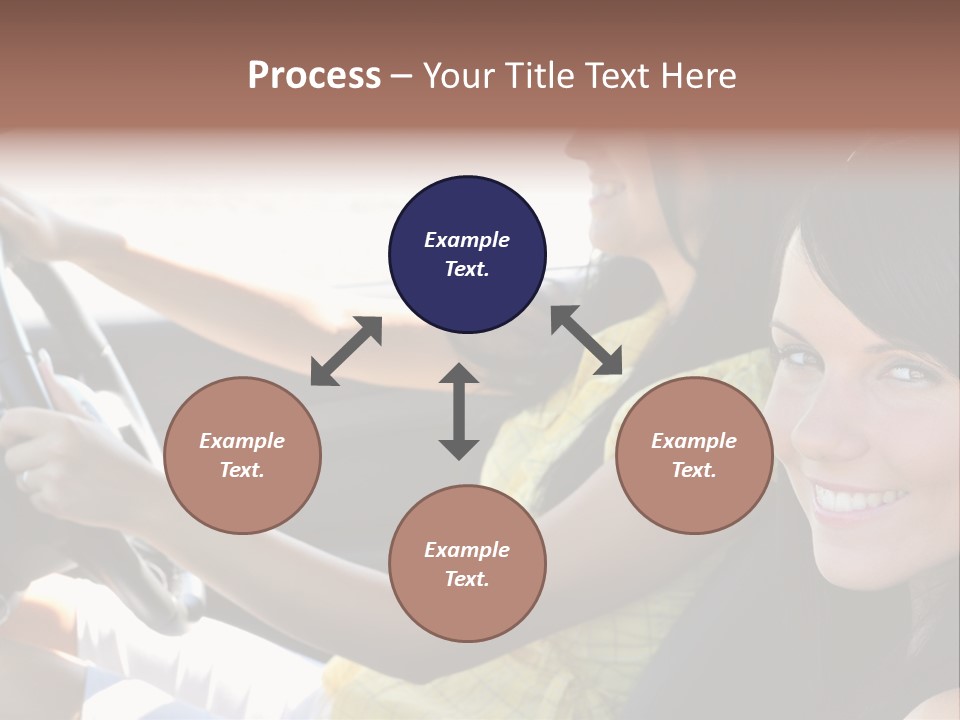 Looking Cheerful Cute PowerPoint Template