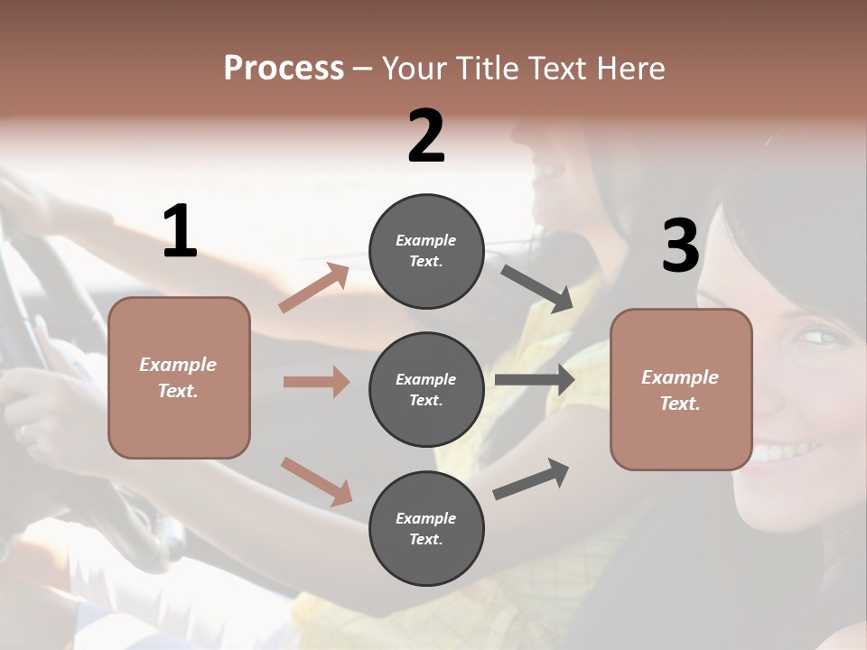 Looking Cheerful Cute PowerPoint Template