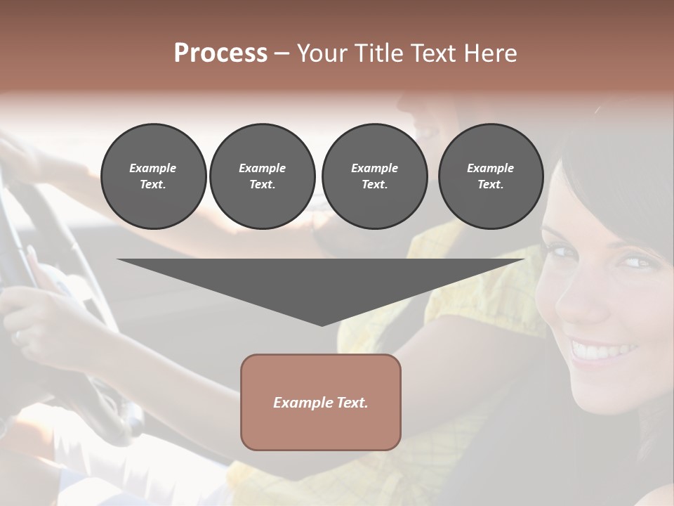 Looking Cheerful Cute PowerPoint Template