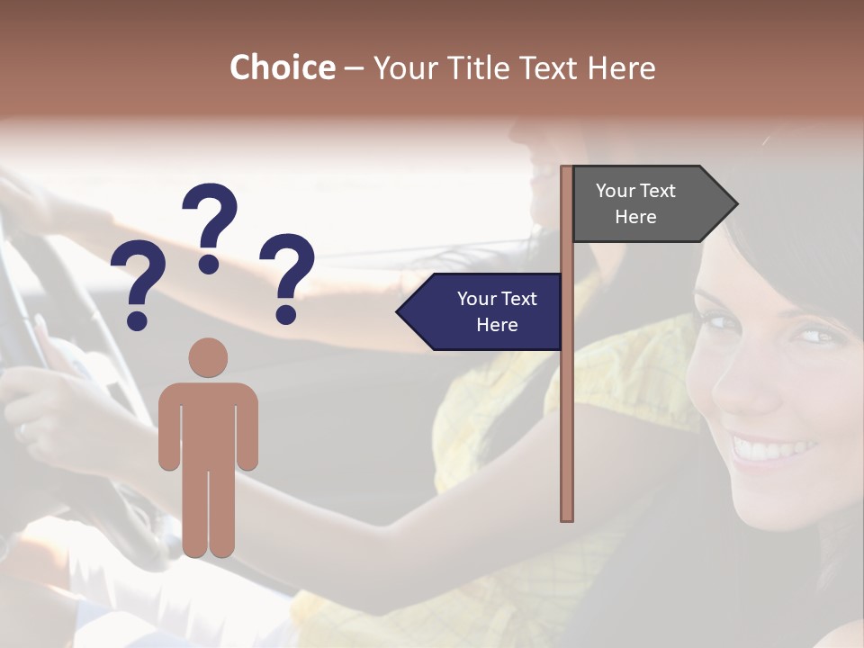 Looking Cheerful Cute PowerPoint Template