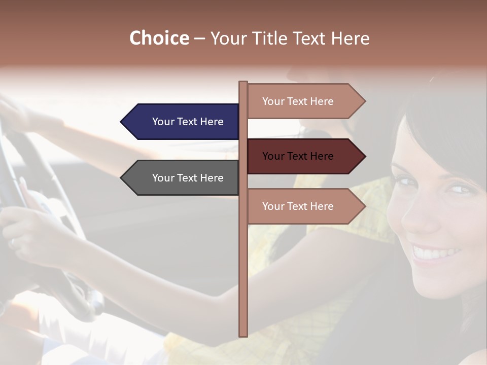 Looking Cheerful Cute PowerPoint Template