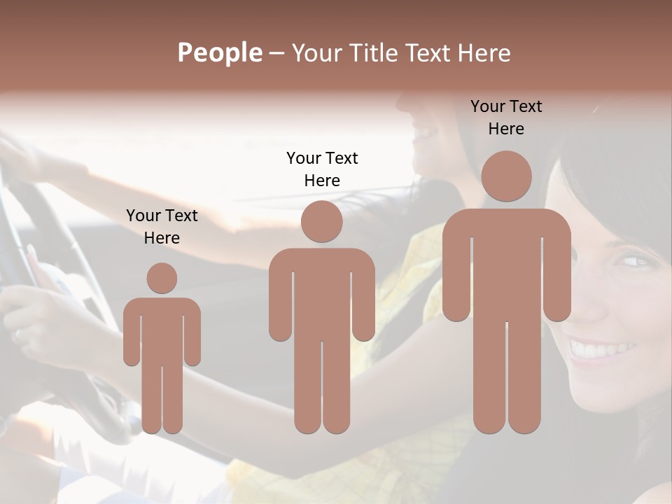 Looking Cheerful Cute PowerPoint Template