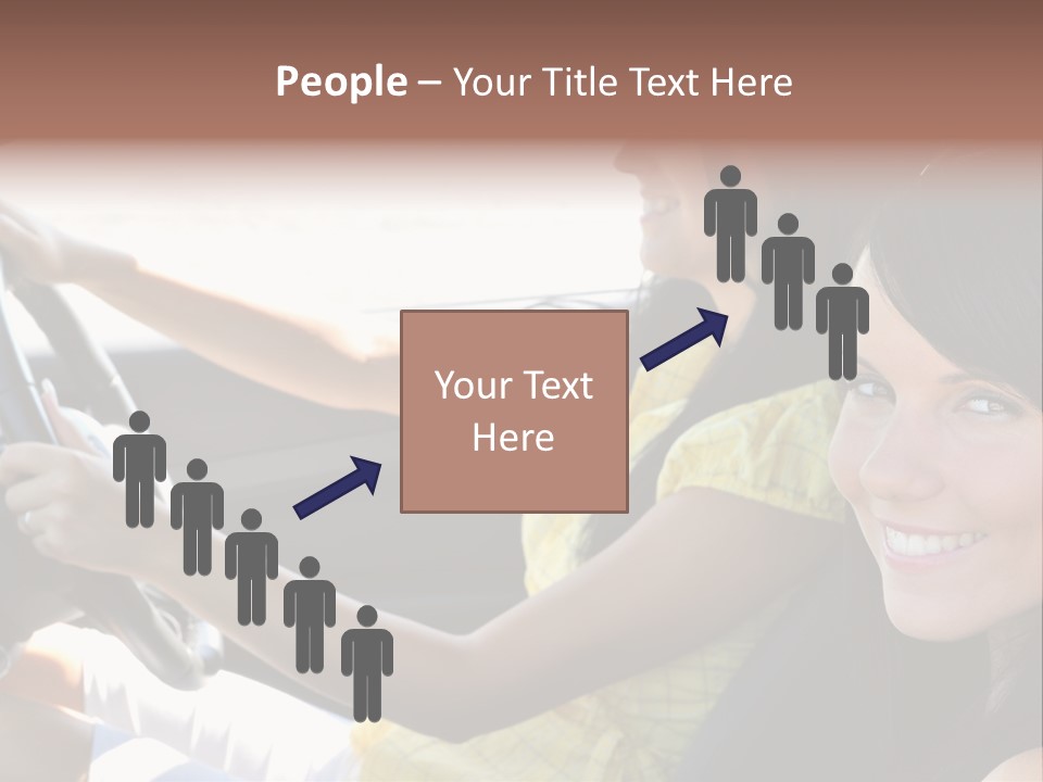 Looking Cheerful Cute PowerPoint Template