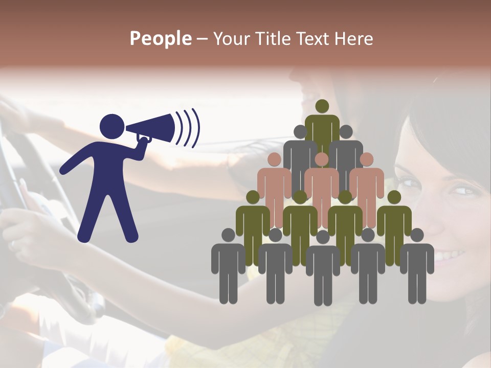 Looking Cheerful Cute PowerPoint Template