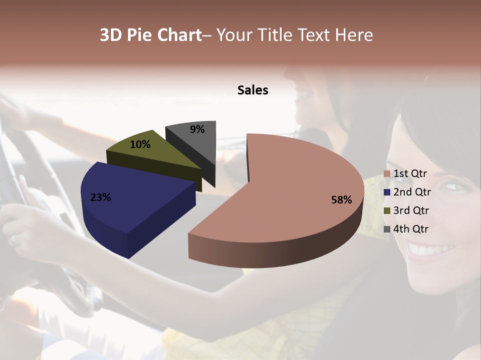 Looking Cheerful Cute PowerPoint Template