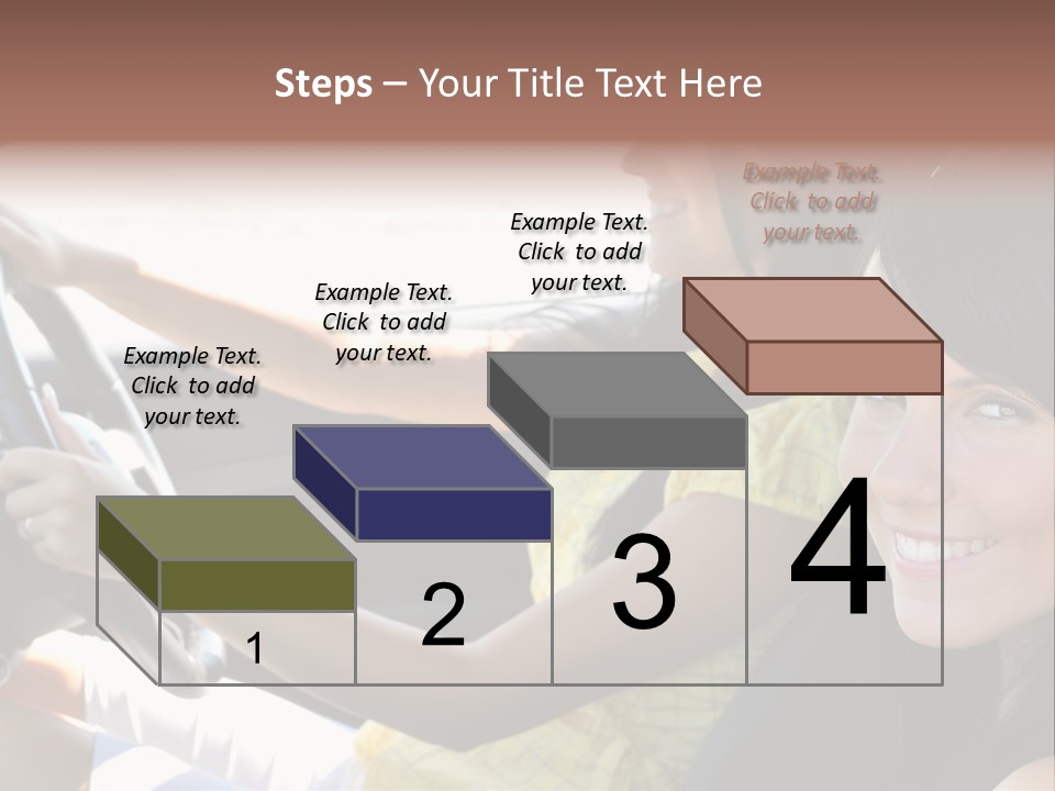 Looking Cheerful Cute PowerPoint Template