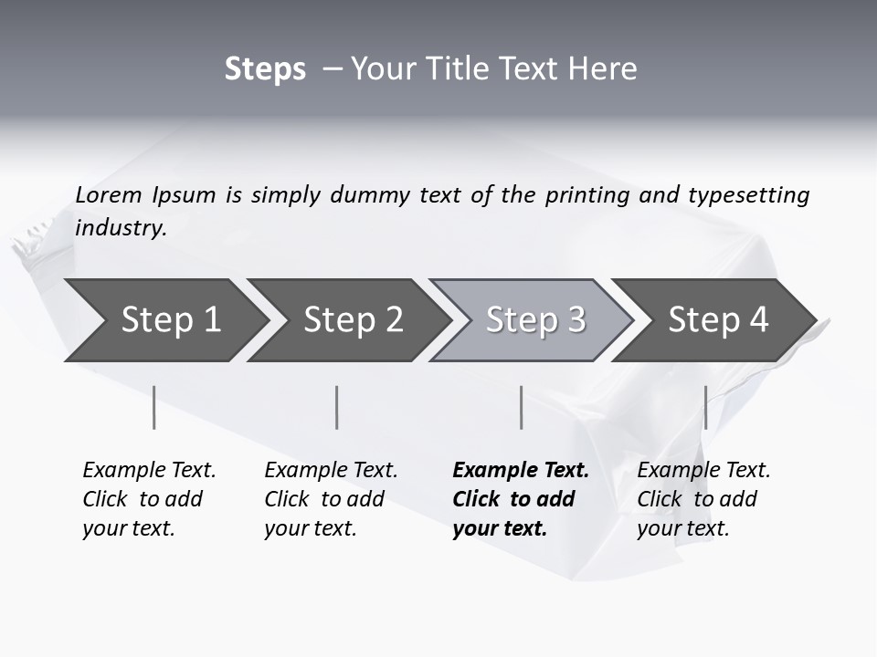 Message Art Bag PowerPoint Template