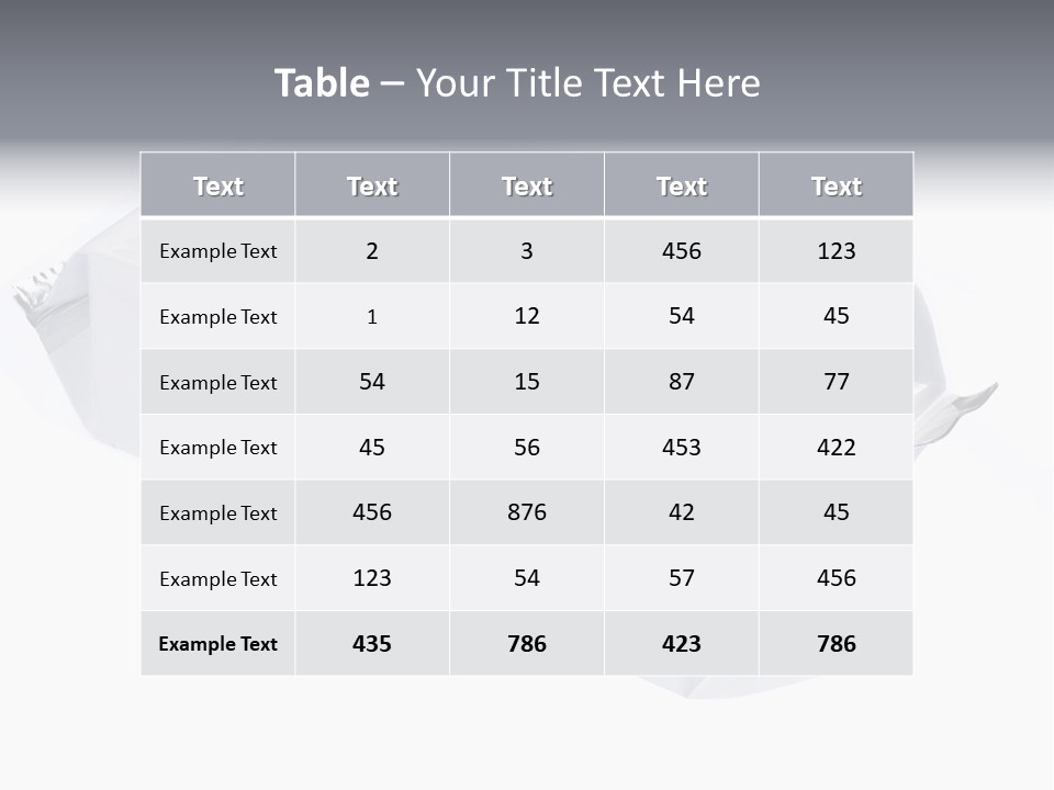 Message Art Bag PowerPoint Template