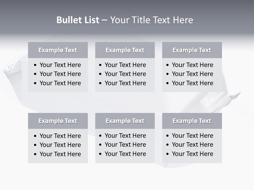 Message Art Bag PowerPoint Template