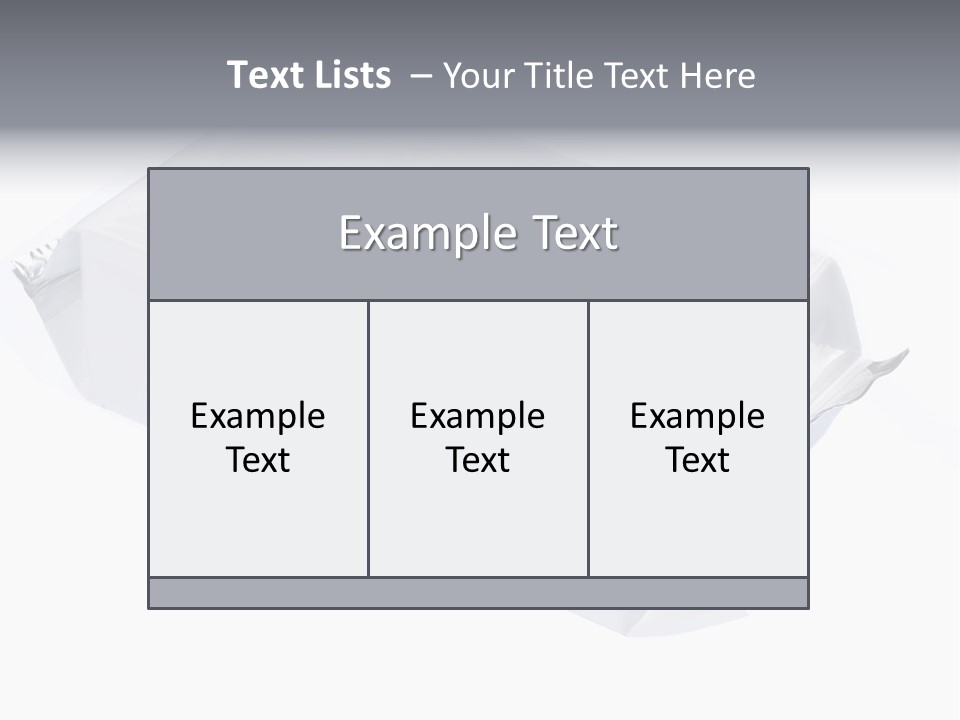 Message Art Bag PowerPoint Template