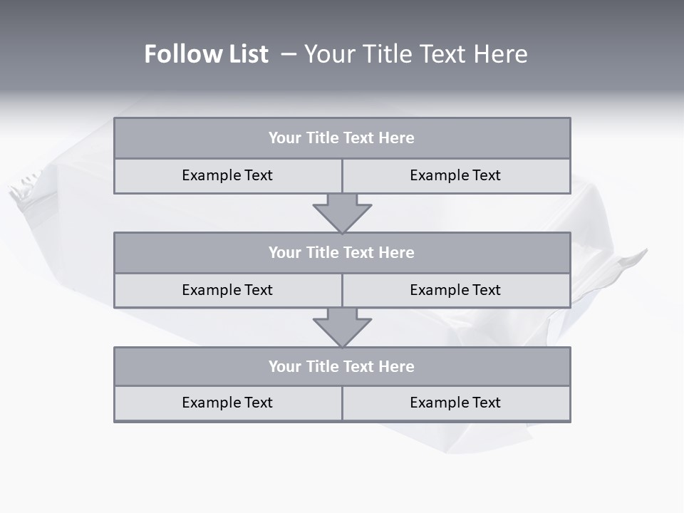Message Art Bag PowerPoint Template