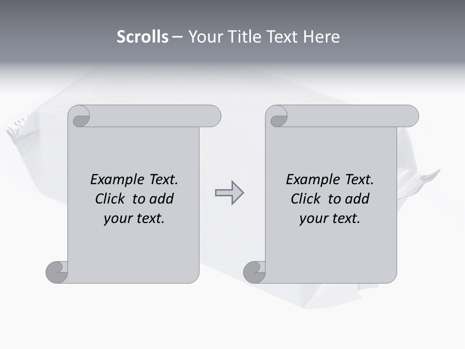 Message Art Bag PowerPoint Template