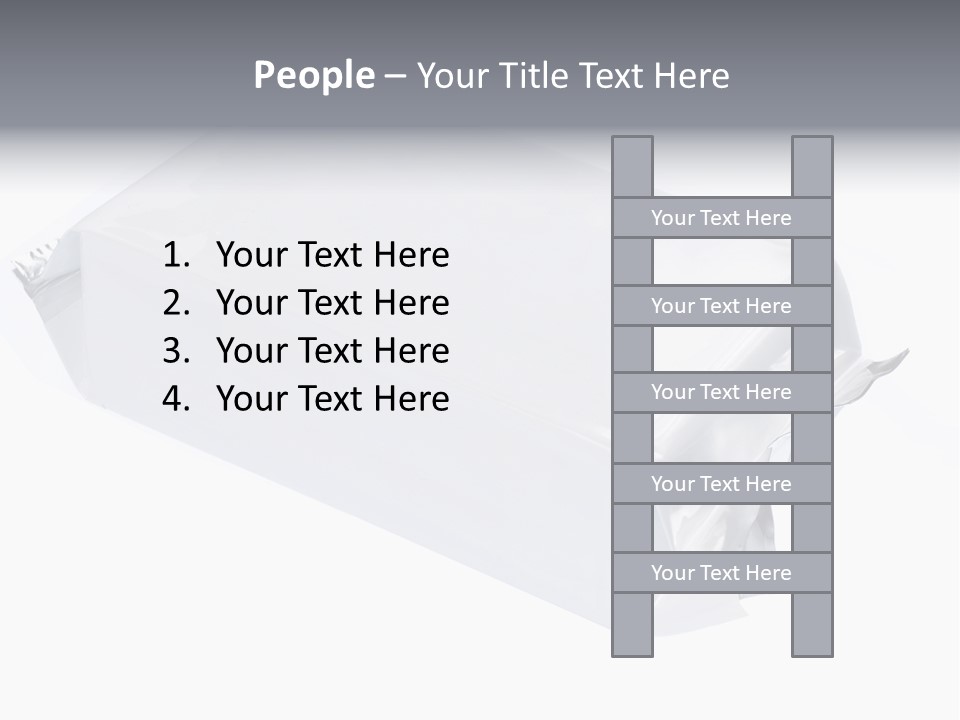 Message Art Bag PowerPoint Template