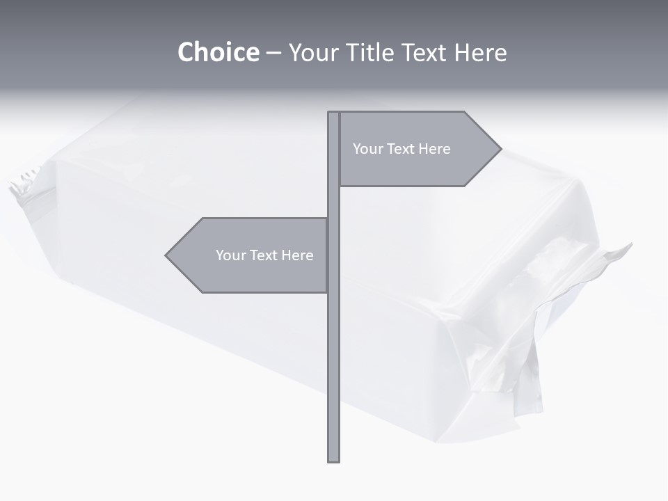 Message Art Bag PowerPoint Template