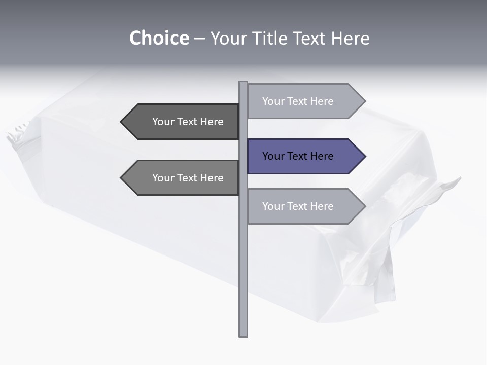 Message Art Bag PowerPoint Template