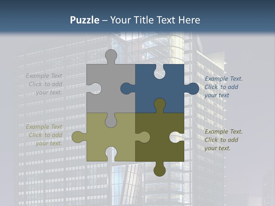 Scene City Architecture PowerPoint Template