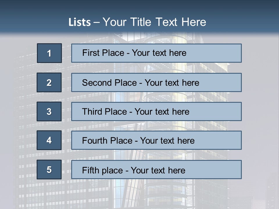 Scene City Architecture PowerPoint Template