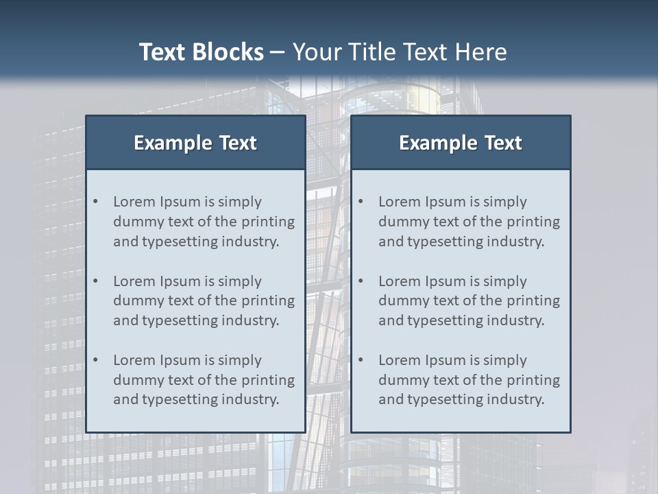 Scene City Architecture PowerPoint Template
