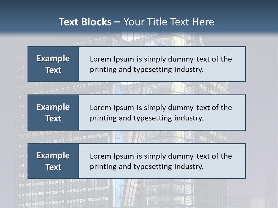 Scene City Architecture PowerPoint Template