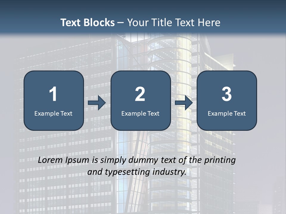 Scene City Architecture PowerPoint Template
