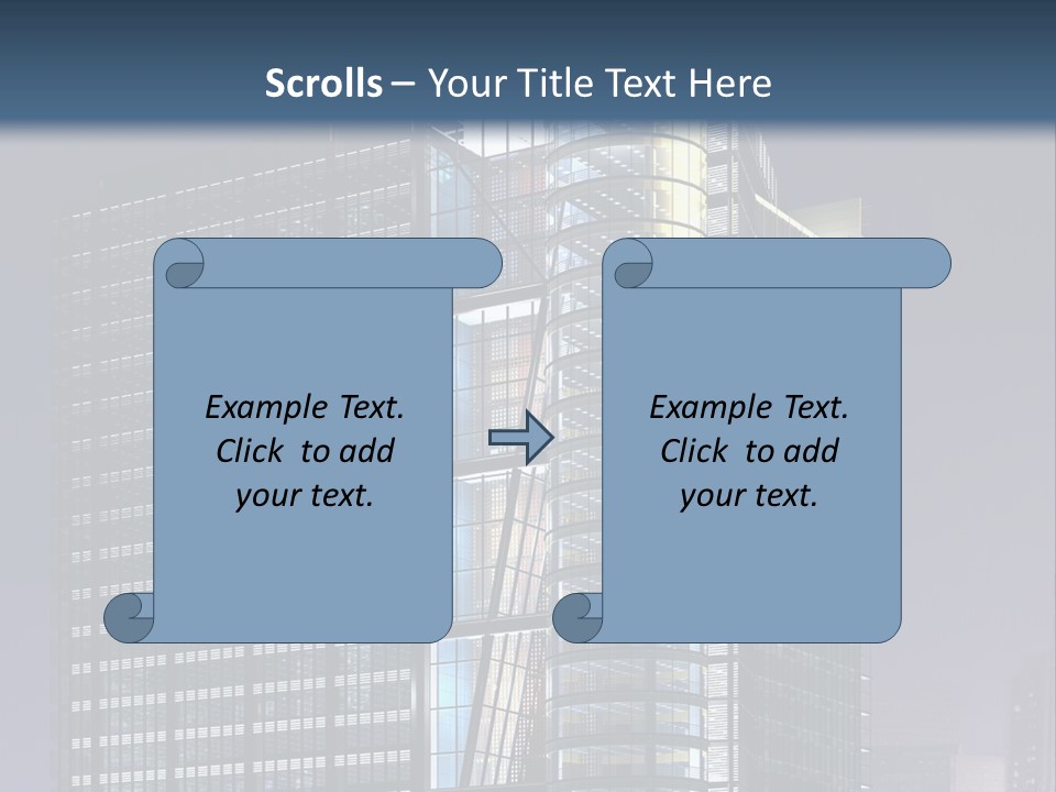 Scene City Architecture PowerPoint Template