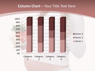 White Pregnancy Salad PowerPoint Template