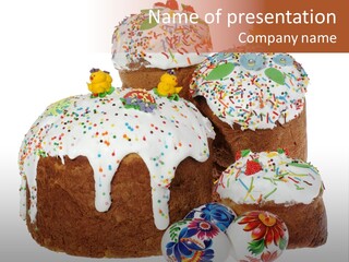 Traditional Russian Dessert PowerPoint Template