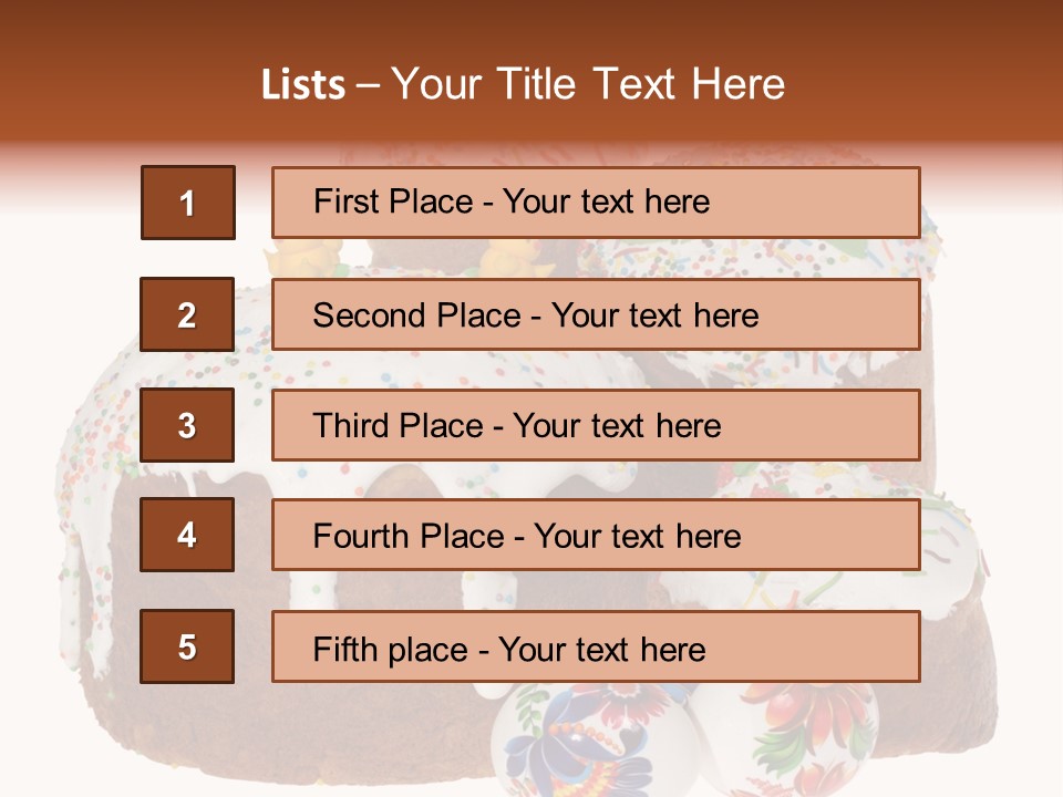 Traditional Russian Dessert PowerPoint Template
