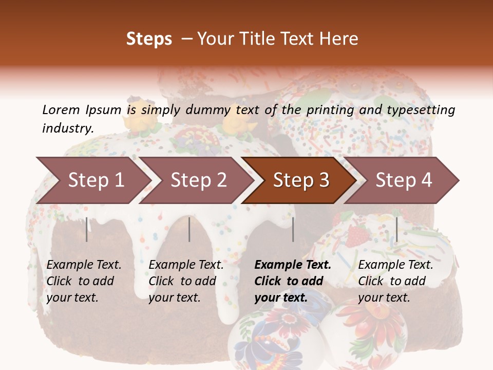 Traditional Russian Dessert PowerPoint Template