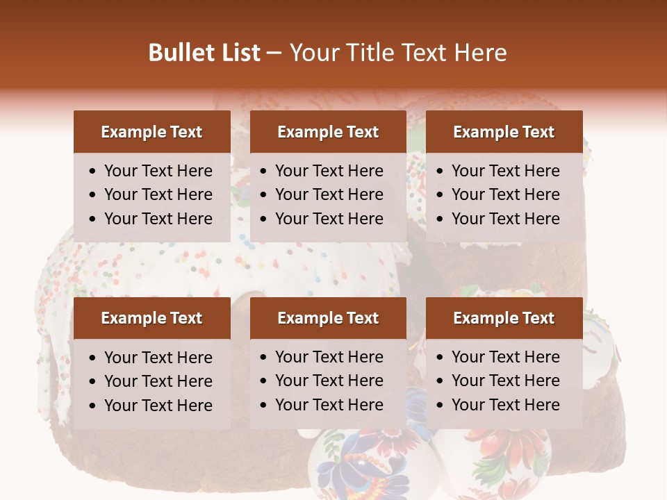 Traditional Russian Dessert PowerPoint Template