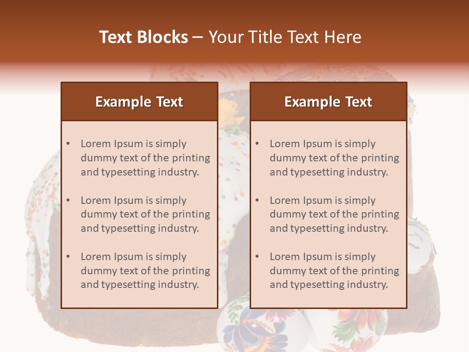Traditional Russian Dessert PowerPoint Template